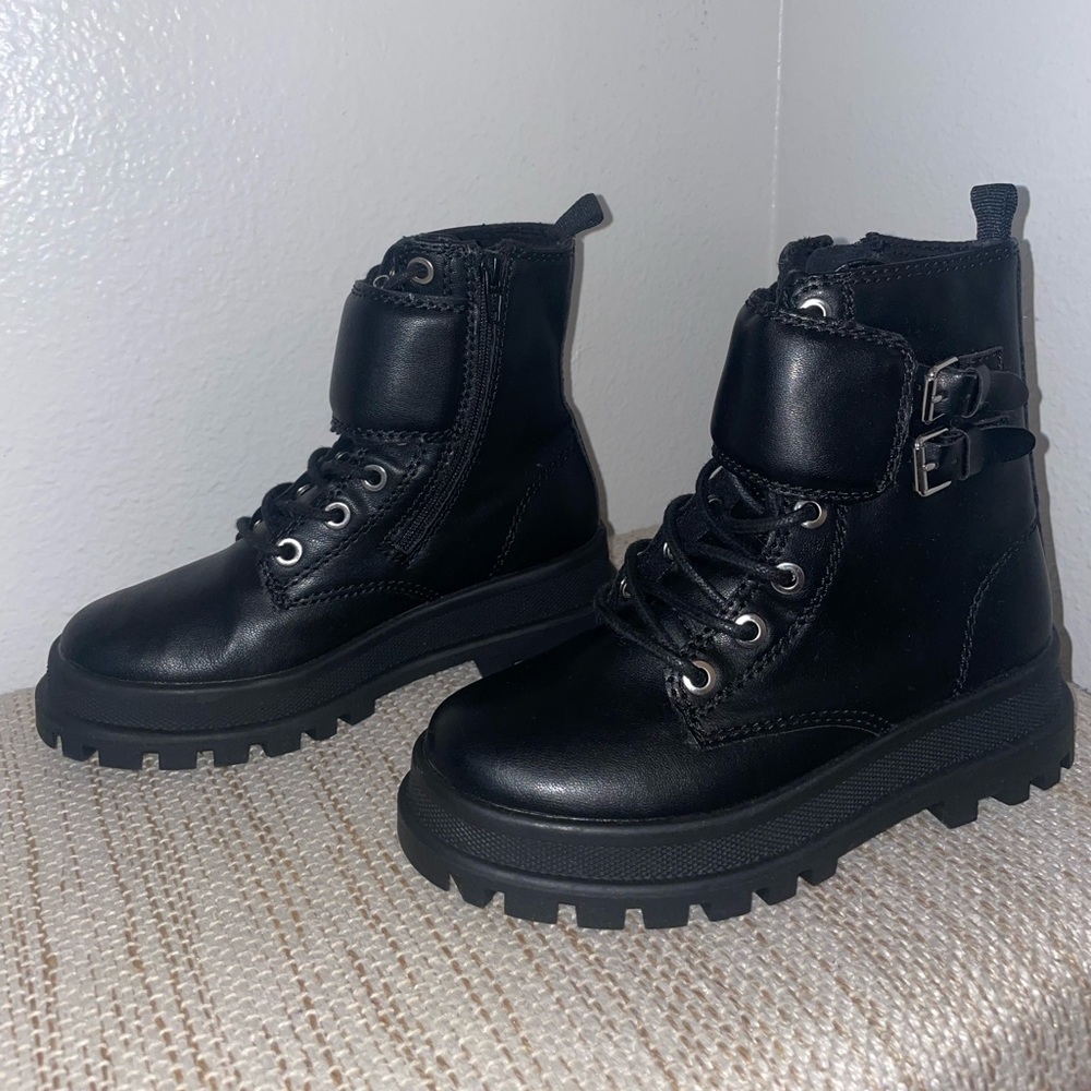 Zara kids combat boots.